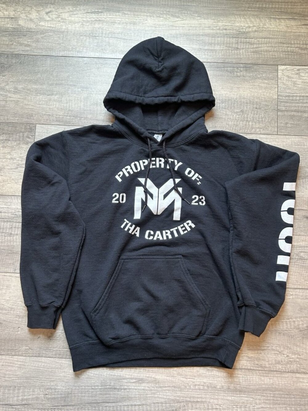 lil wayne Welcome TO THA CARTER TOUR Hoodie Men Small Pullover Black 2023 Music